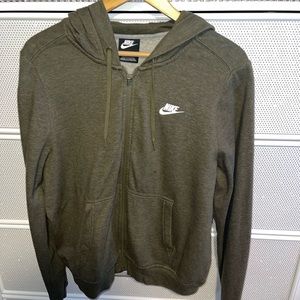 Nike zip up sweater
